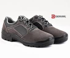 Cipele GUARD LOW velur koža boja siva DERMAL 40